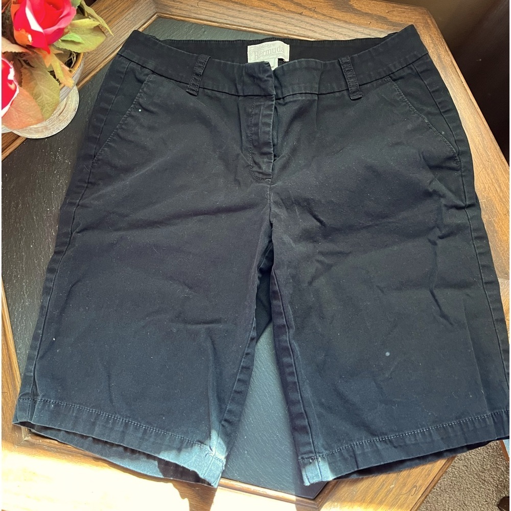 JCREW/women’s casual black shorts, size 0
